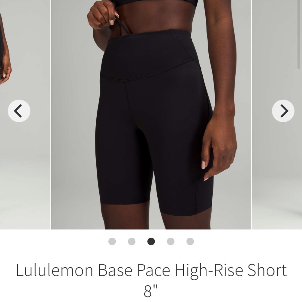 Lululemon Base Pace High-Rise Short 8”